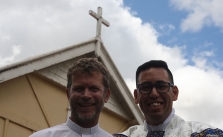 Organiser-of-the-Marion-Procession-and-Youth-pilgrimmage,-Deacon-Matt-Ransom-with-recently-ordained-priest-Father-Namora-Anderson-2
