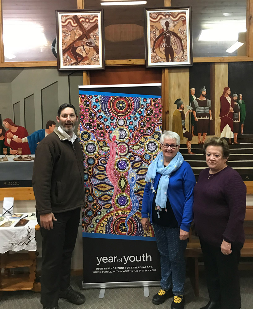 L-R: Fr Don Benedetti MGL, Sally FitzGerald and Noreen Dick. Photo: John McLaurin.