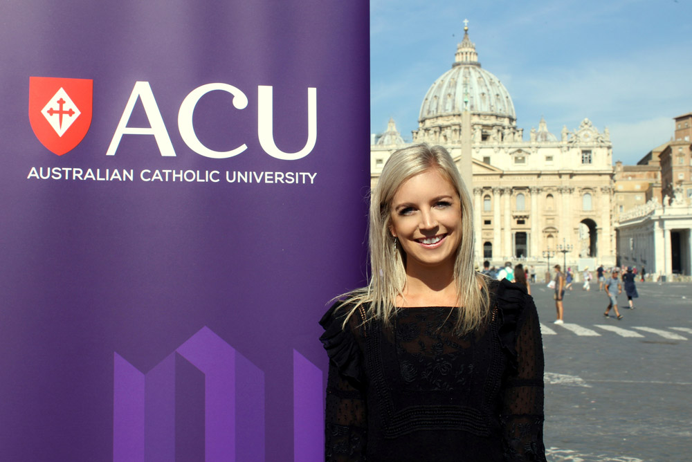 ACU nursing student Kate Galvin