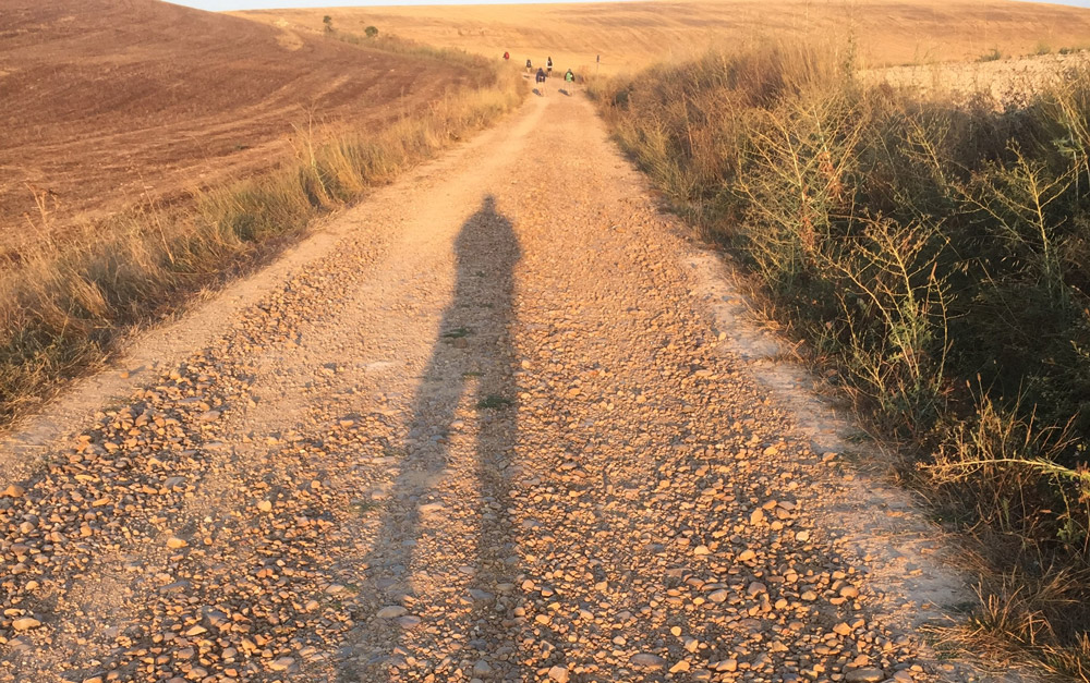 Fr Richard Thompson on the Camino de Santiago Way.