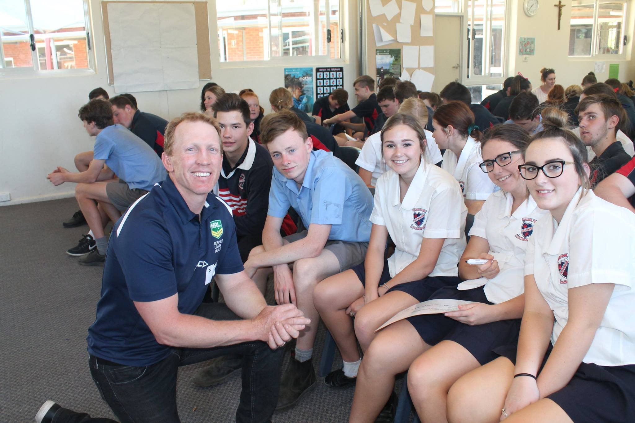 Alan Tongue at Sacred Heart, Cootamundra.