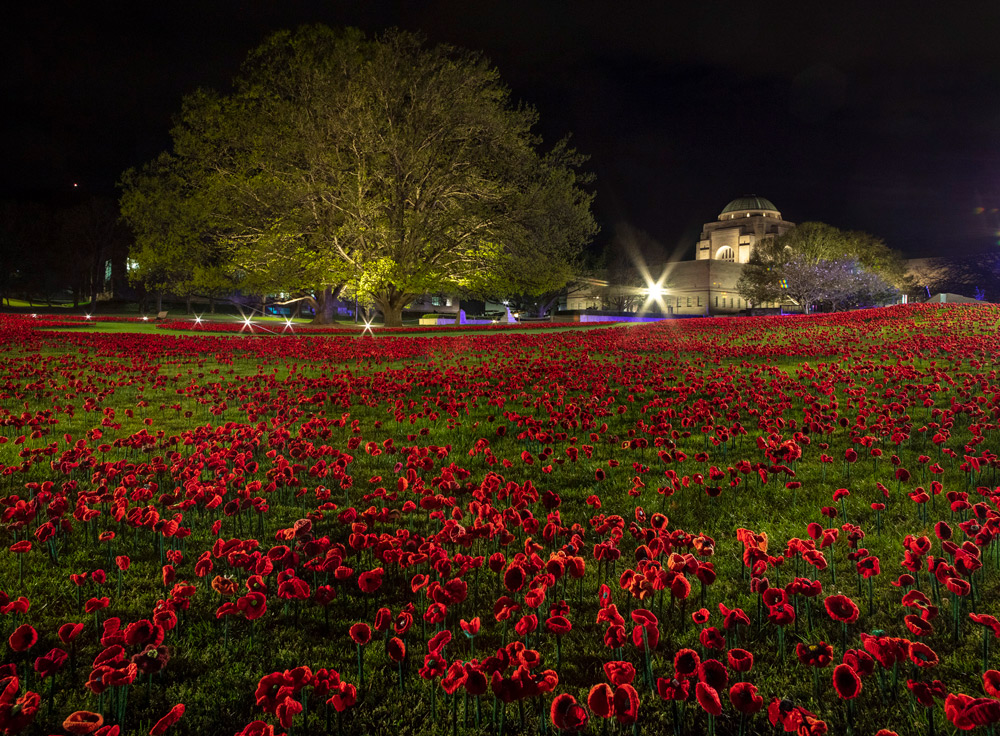 Australian War Memorial prepares for Remembrance Day. Photo Australian War Memorial.