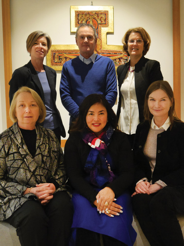 The Archdiocese's Institute for Professional Standards and Safeguarding (IPSS): Back row from left, Clare McNamara, Fr Richard Thompson, and Maria Hicks. Front row from left Kim Linsell, Liesl Centenera and Angela McCabe