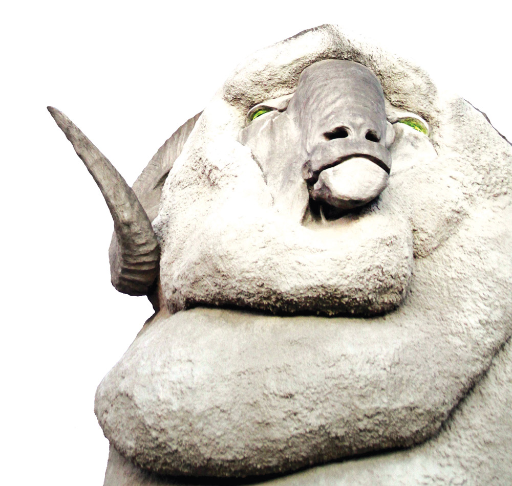 "Rambo", Goulburn's Big Merino.